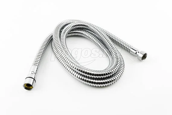 Шланг для душа 200см имп/имп двойная оплетка хром RR