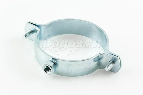 Хомут трубный 73-80 (2"1/2") с шурупом без резинки RR