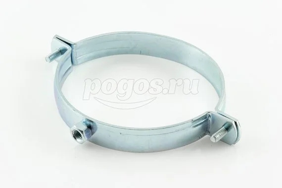 Хомут трубный 108-114 (4") с шурупом без резинки RR