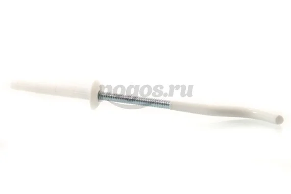 Кронштейн для радиатора, круглый, 170х10мм, белый