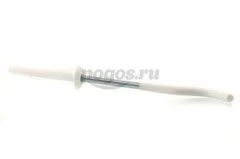 Кронштейн для радиатора, круглый, 170х10мм, белый