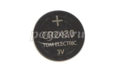 Элемент питания CR2430 Lithium 3В BP-5  TDM