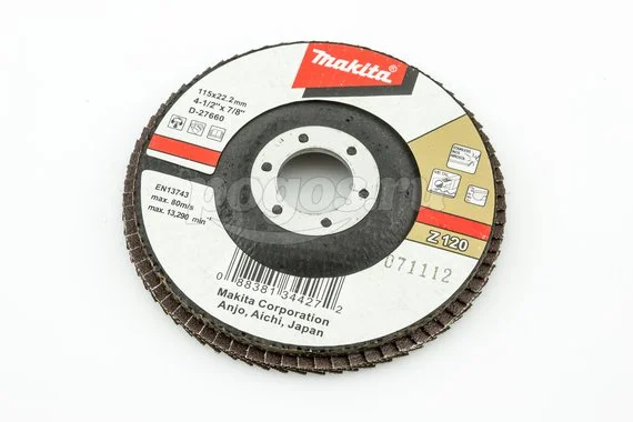 Диск лепестковый MAKITA Z 120 115х22мм