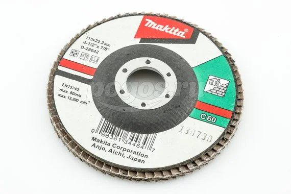 Диск лепестковый MAKITA C 60 115х22мм
