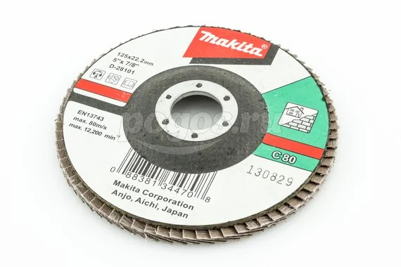 Диск лепестковый MAKITA C 80 125х22мм