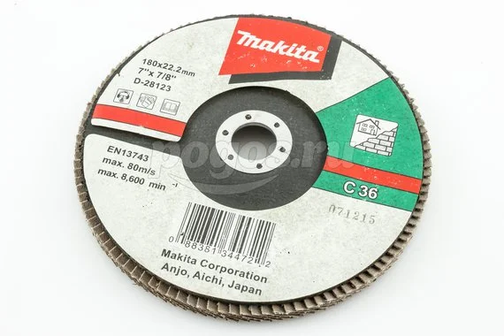 Диск лепестковый MAKITA C 36 180х22мм