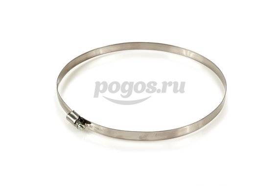 Хомут червячный 180-200мм нерж