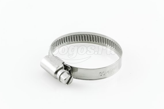 Хомут червячный DIN 3017 30-45мм нерж