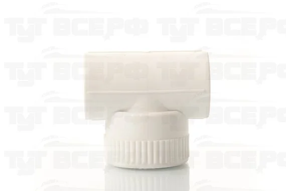 Тройник PP-R комб. d-25 F 3/4" белый MEERPLAST