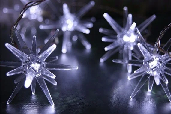 Гирлянда "Снежинки" 3м 20LED, шнур белый Snowhouse  