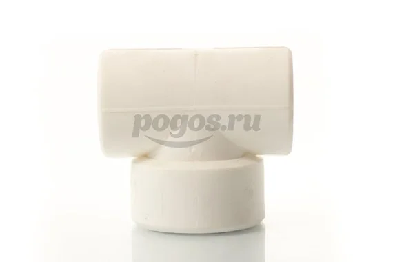 Тройник PP-R комб. d-32 F 1" белый MEERPLAST