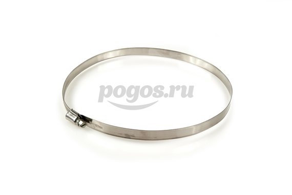 Хомут червячный 170-190мм нерж