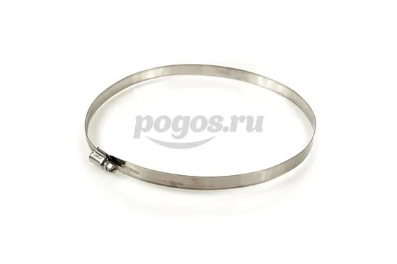 Хомут червячный 170-190мм нерж