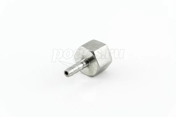 Штуцер F 3/8 - 6мм нерж