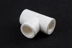 Тройник PP-R переходной d-32х20х32 белый MEERPLAST