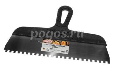 Шпатель нержавеющая сталь 300 зуб 6*6мм , Black Edition