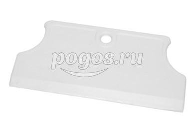 Шпатель 150мм эластичная белая резина, White Edition