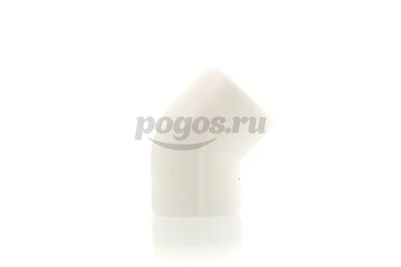 Угольник PP-R d-20мм 45гр белый MEERPLAST