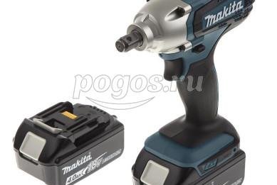 Гайковерт акк ударный 18В Li-Ion 2*4Ач ЗУ190Нм 1/2" DTW190RME  MAKITA