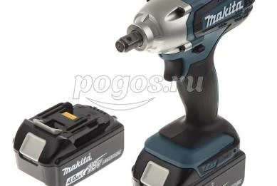 Гайковерт акк ударный 18В Li-Ion 2*4Ач ЗУ190Нм 1/2" DTW190RME  MAKITA