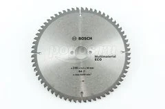 Диск пильный универсал 230х30х2.5мм, 64Т Mult imaterial ECO Professional BOSCH