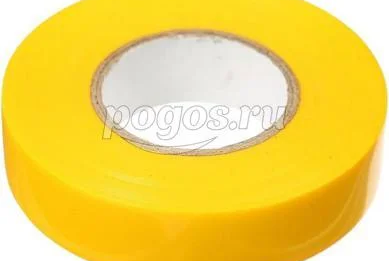 Изолента ПВХ 0,16мм*19мм*10м желтая WILLMARK