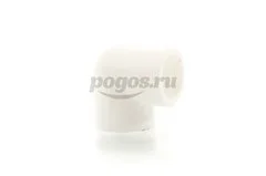 Угольник PP-R d-32мм 90гр белый MEERPLAST