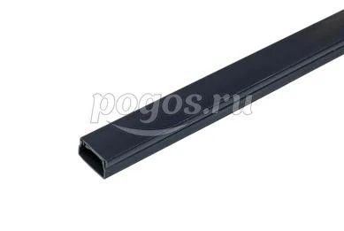 Кабель - канал чёрный 2-й замок 20х10мм