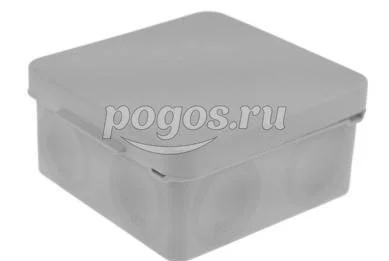 Коробка распределительная с мембранами IP66 80х80х40 серая