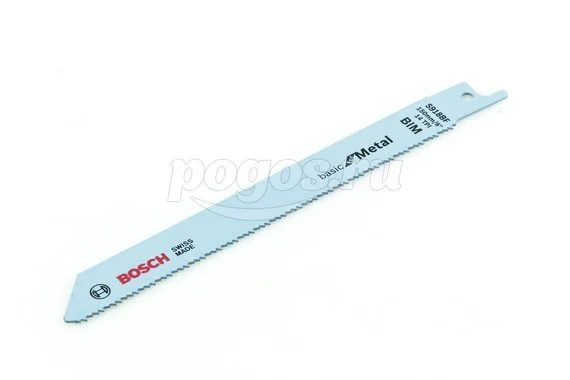 Полотно BOSCH S918B для сабельной пилы 150мм шаг 1.8мм по металлу