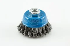 Щетка чашечная BOSCH для УШМ 75мм/М14 плетеные пучки стальной проволоки 0.5мм