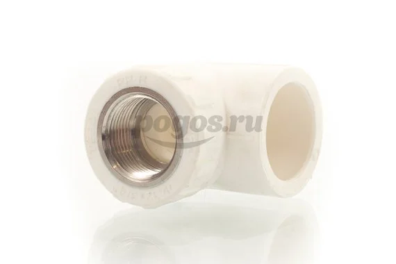 Угольник PP-R комб. d-32 * F 3/4" белый  LAVITA