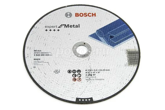 Диск отрезной BOSCH Expert for Metal по металлу 230х3х22.2