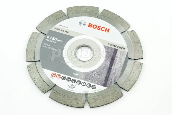 Диск отрезной BOSCH Standard for Concrete 150х2х22мм алмазный 10мм