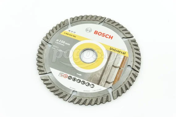 Диск отрезной BOSCH Standard for Universa 150х2,4х22мм алмазный 10мм