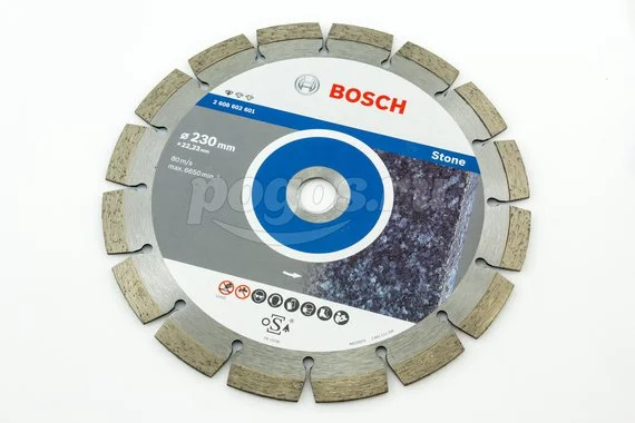 Диск отрезной BOSCH Standard for Stone 230х2.3х22мм алмазный 10мм
