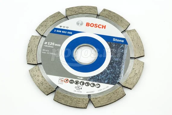 Диск отрезной BOSCH Standard for Stone 125х1.6х22мм алмазный 10мм