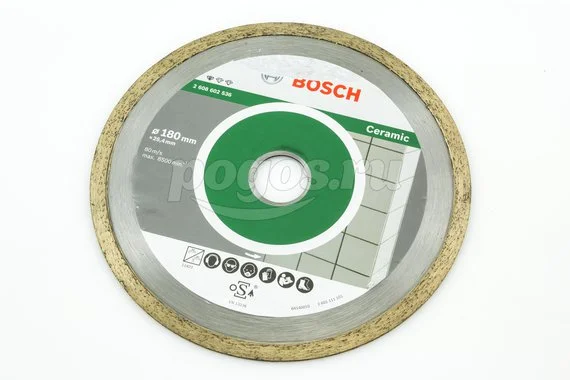 Диск отрезной BOSCH Standard for Ceramic 180х1.6х25.4мм алмазный 7мм