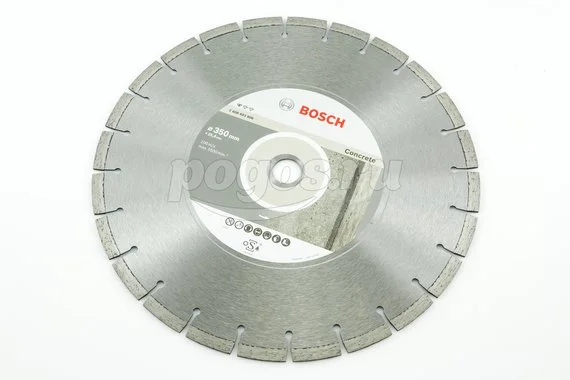 Диск отрезной BOSCH Standard for Concrete 350х2.8х25.4мм алмазный 10мм
