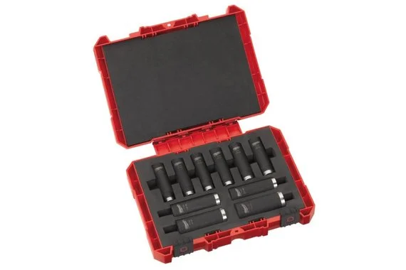 Набор головок ударных глубоких 1/2" 10пр SHOCKWAVE  MILWAUKEE