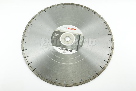 Диск отрезной BOSCH Standard for Concrete 500х3.6х25/40мм алмазный 10мм