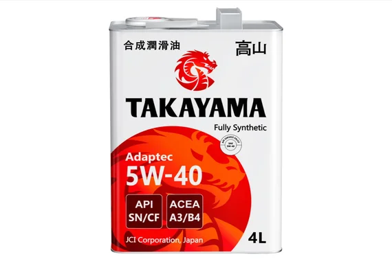 Масло моторное Adaptec 5W-40 A3/B4 SN 4л  TAKAYAMA