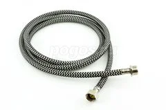 Подводка 2000мм F1/2 М1/2, черн. оплетка