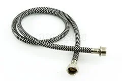 Подводка 1000мм F1/2 М1/2, черн.оплетка