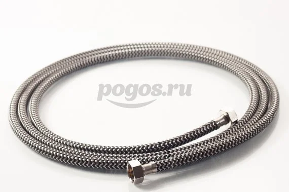 Подводка 3000мм F1/2 F1/2, черн.оплетка