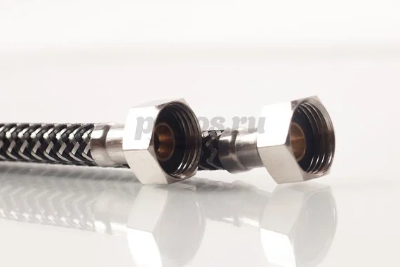 Подводка 1000мм F1/2 F1/2, черн.оплетка