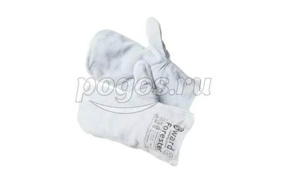 Рукавицы спилковые серого цвета Forester   GWARD