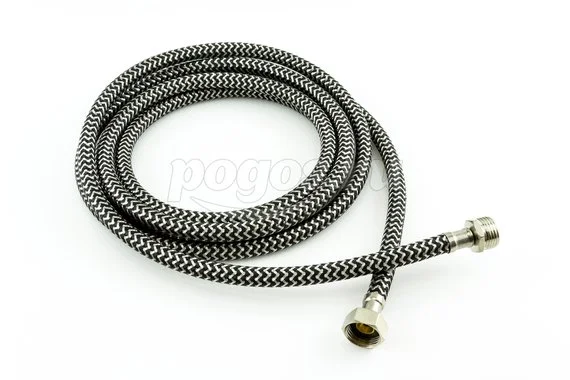 Подводка 3000мм F1/2 М1/2, черн.оплетка