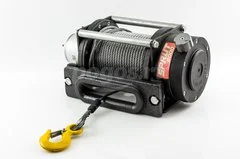 Лебедка автомобильная электр.SPRUT-6000С + пульт ДУ,12В,Нива