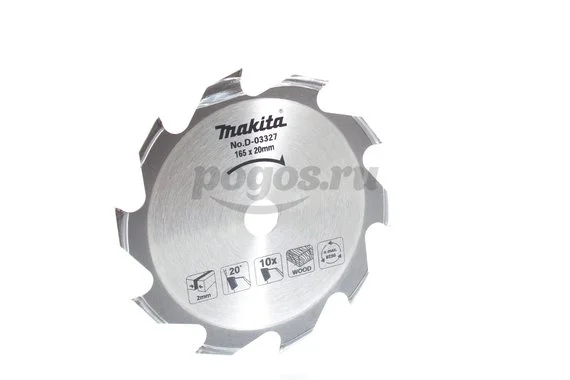 Пильный диск MAKITA по дереву 165х20х1.3мм 10 зубьев Standart